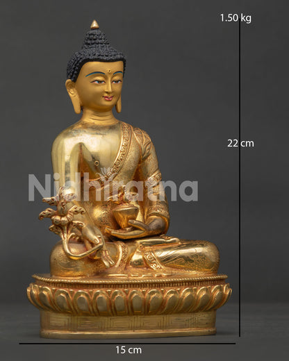 Medicine Buddha Statue | Sacred Healing Buddhist Sculpture