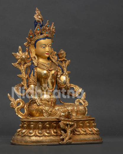 Green Tara Statue
