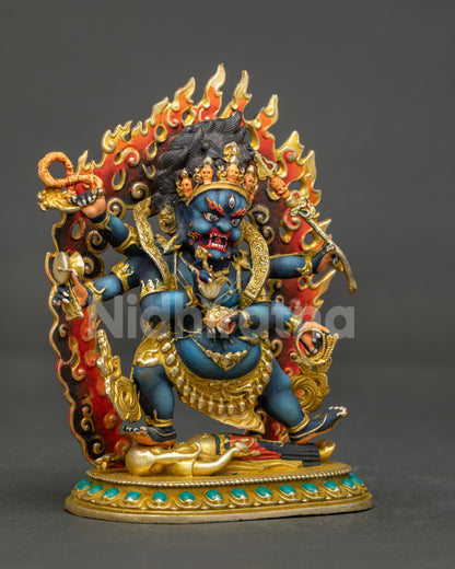 Six Arm Mahakala Statue