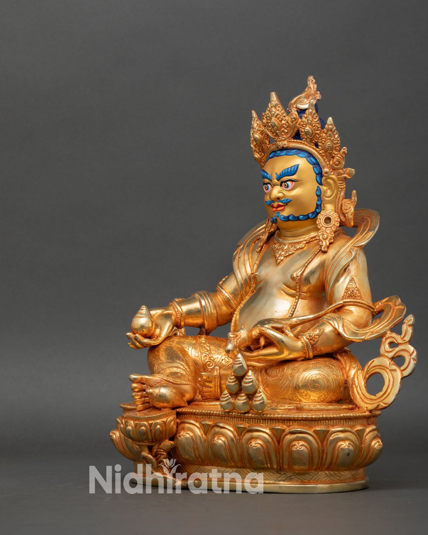 Dzambhala Statue | Zen-Inspired Buddhist Artwork