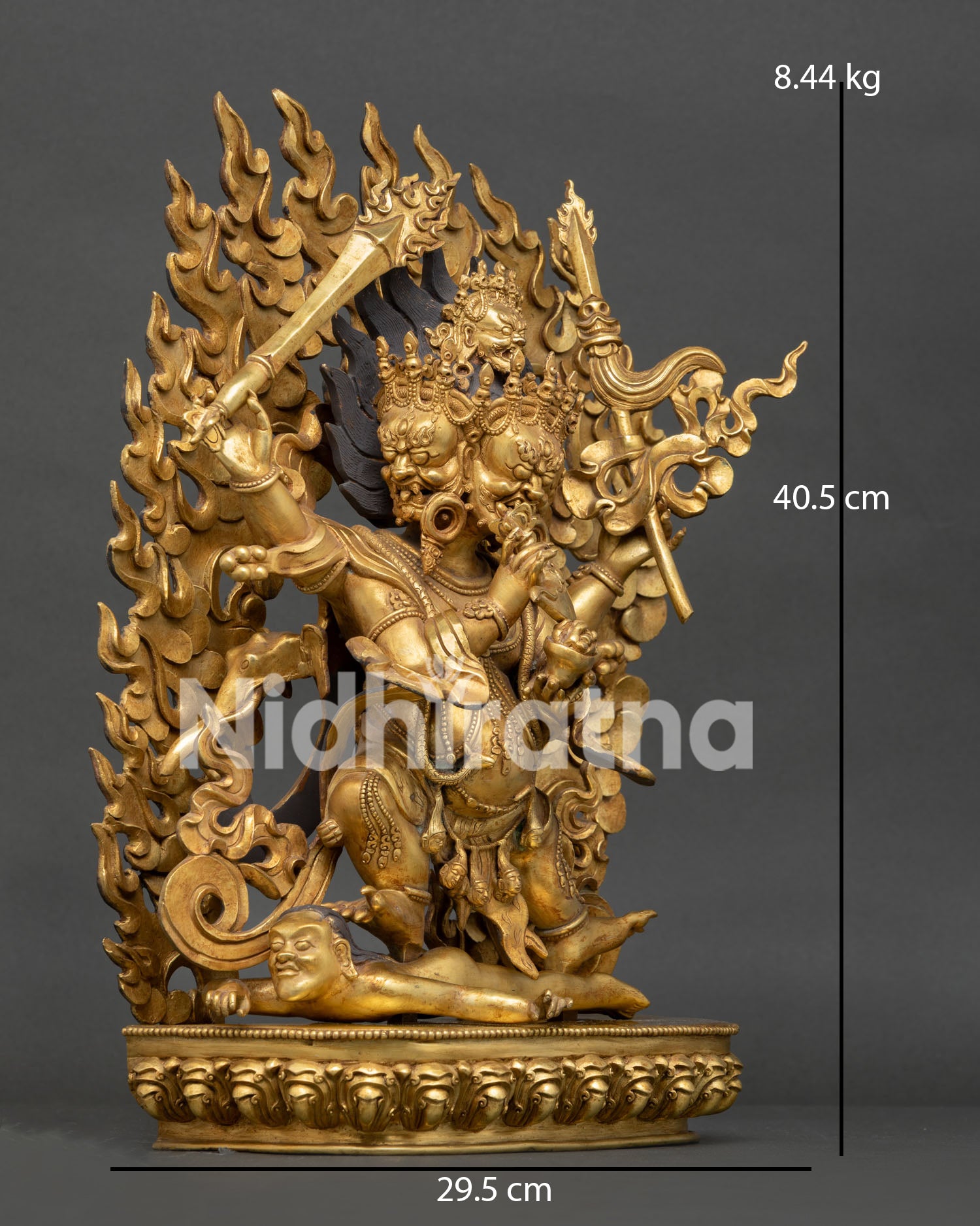 Four Arm Mahakala Statue