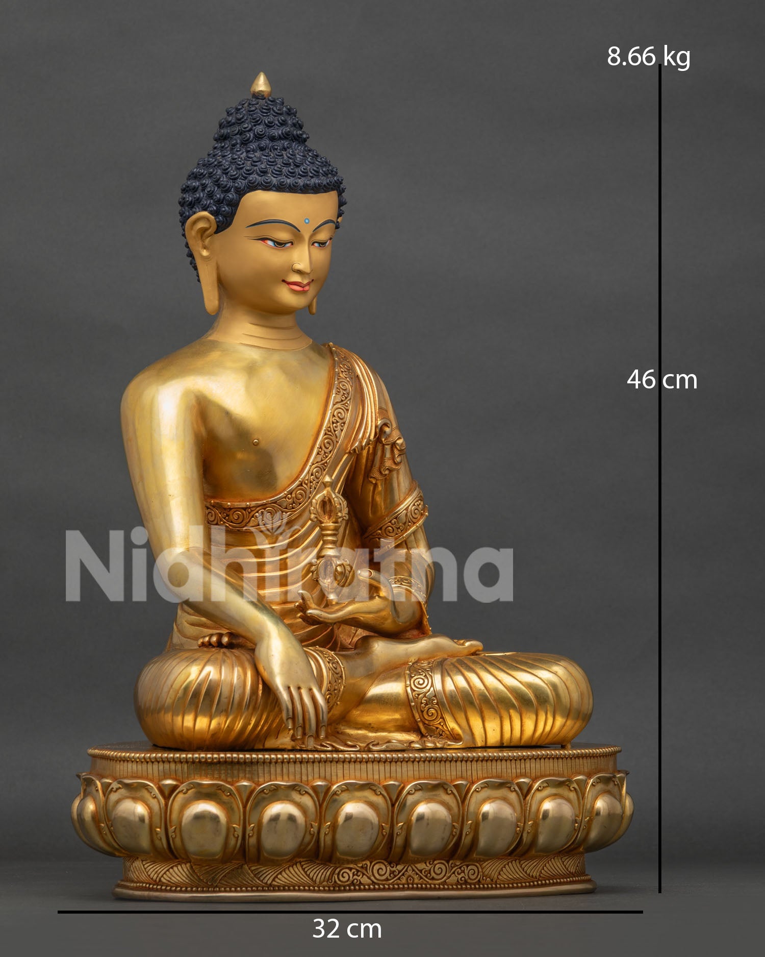 Collector-Grade Mitrugpa Buddha Statue | Fine Nepalese Artwork