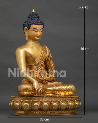 Collector-Grade Mitrugpa Buddha Statue | Fine Nepalese Artwork