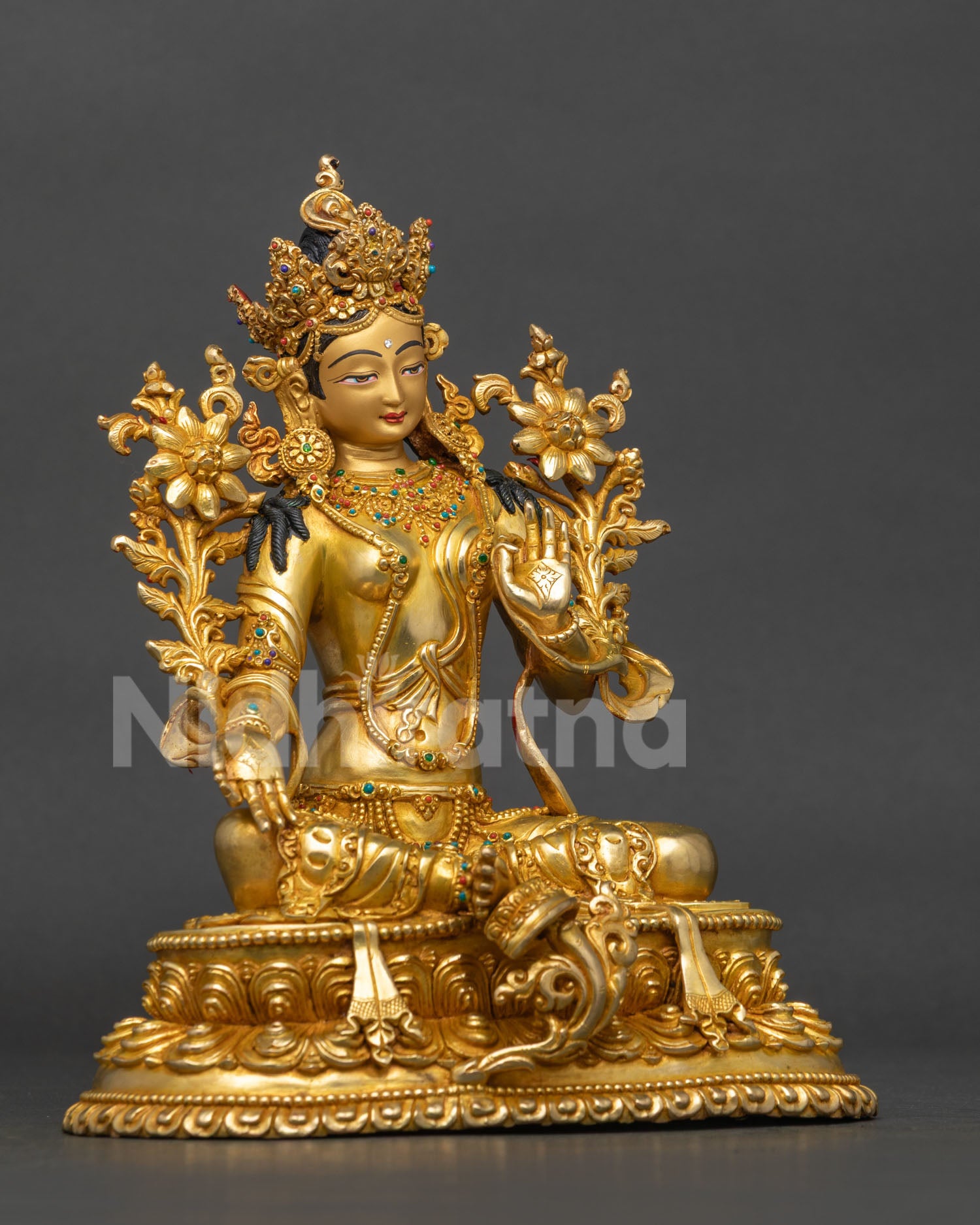 Green Tara Statue