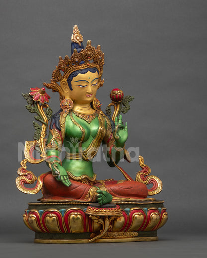 Green Tara Statue