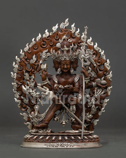 Kalachakra Statue | Handcrafted Buddhist Deity Sculpture from Nepal