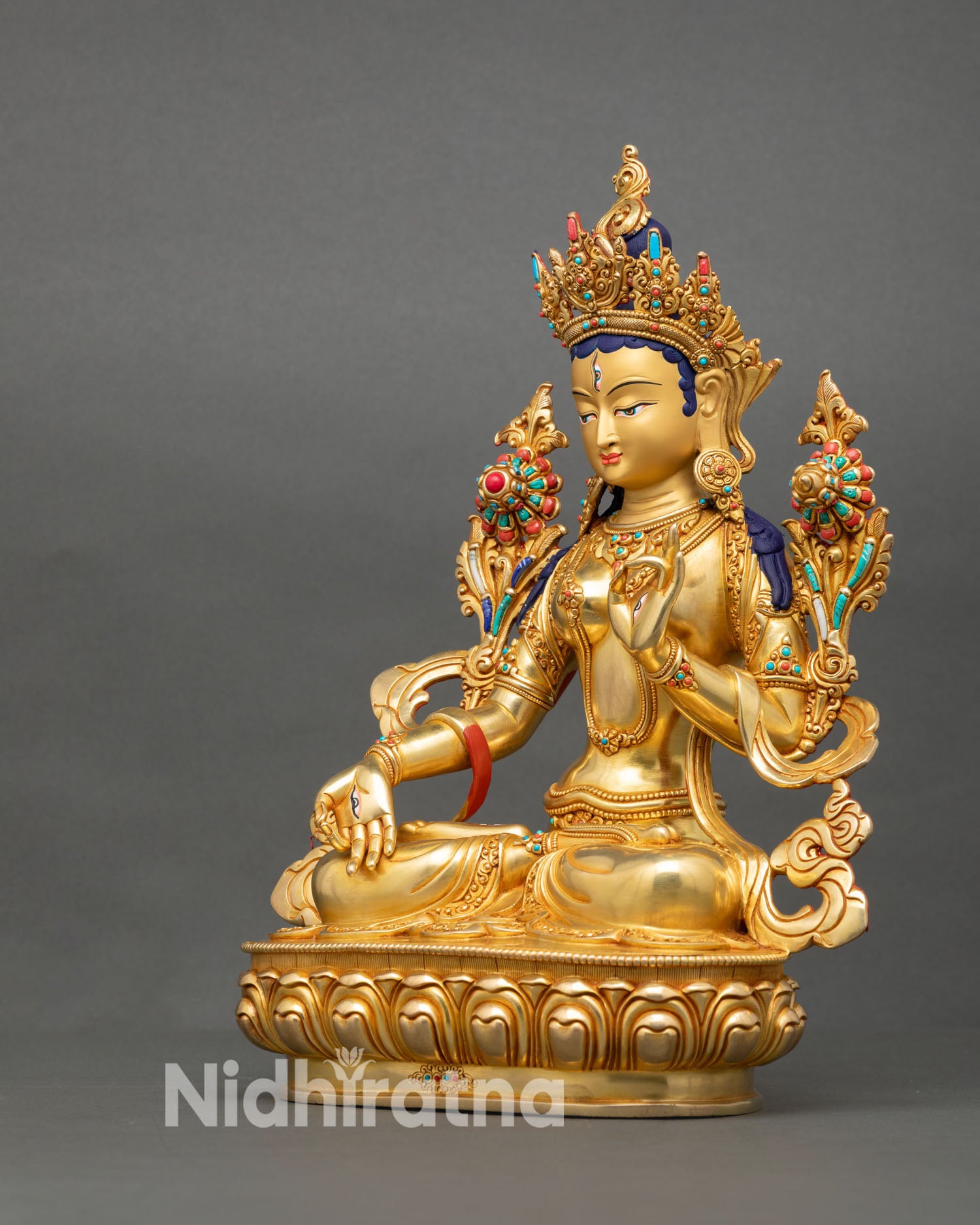 White Tara – Traditional Artisan Crafted Buddhist Sculpture