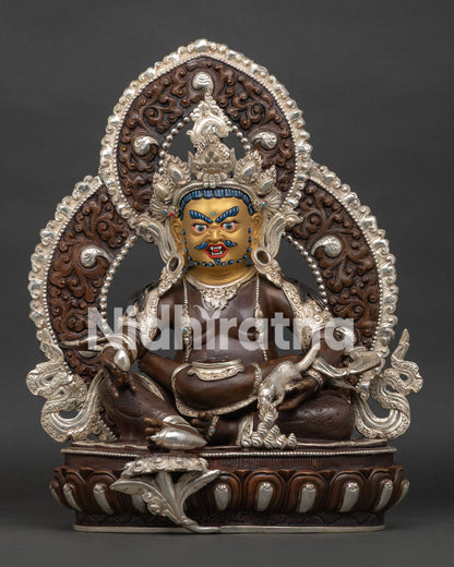 Red Dzambhala Statue