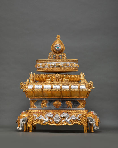 7" Mandala Offering Set | Traditional Buddhist Ritual Art