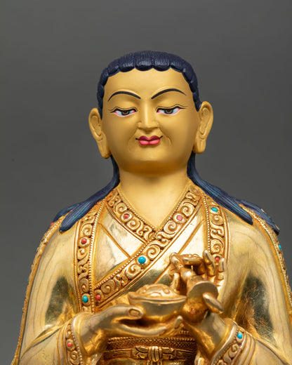 Five Shakya Master Statue Set - Himalayan Buddhist Lineage Figures