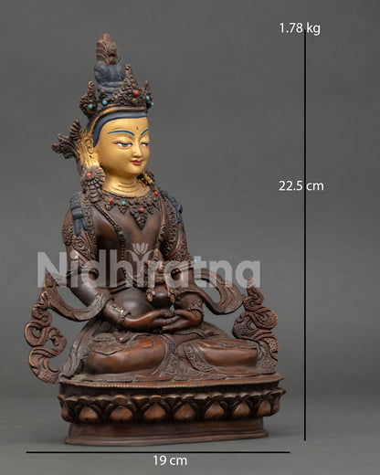 Amitayus Statue | Handmade Longevity Deity from Nepal