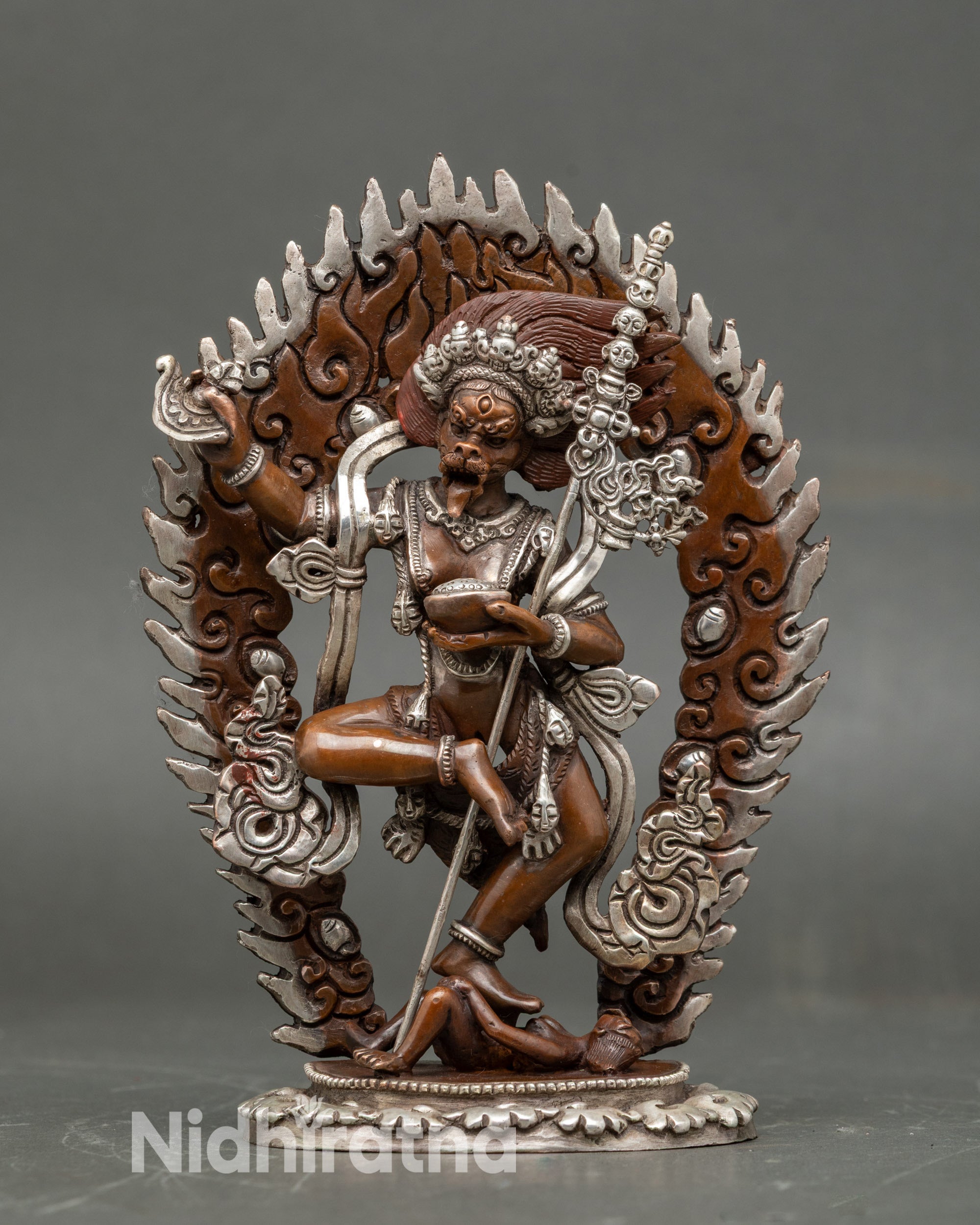 Simha Mukha Statue | Buddhist Protector Deity for Enlightened Wisdom