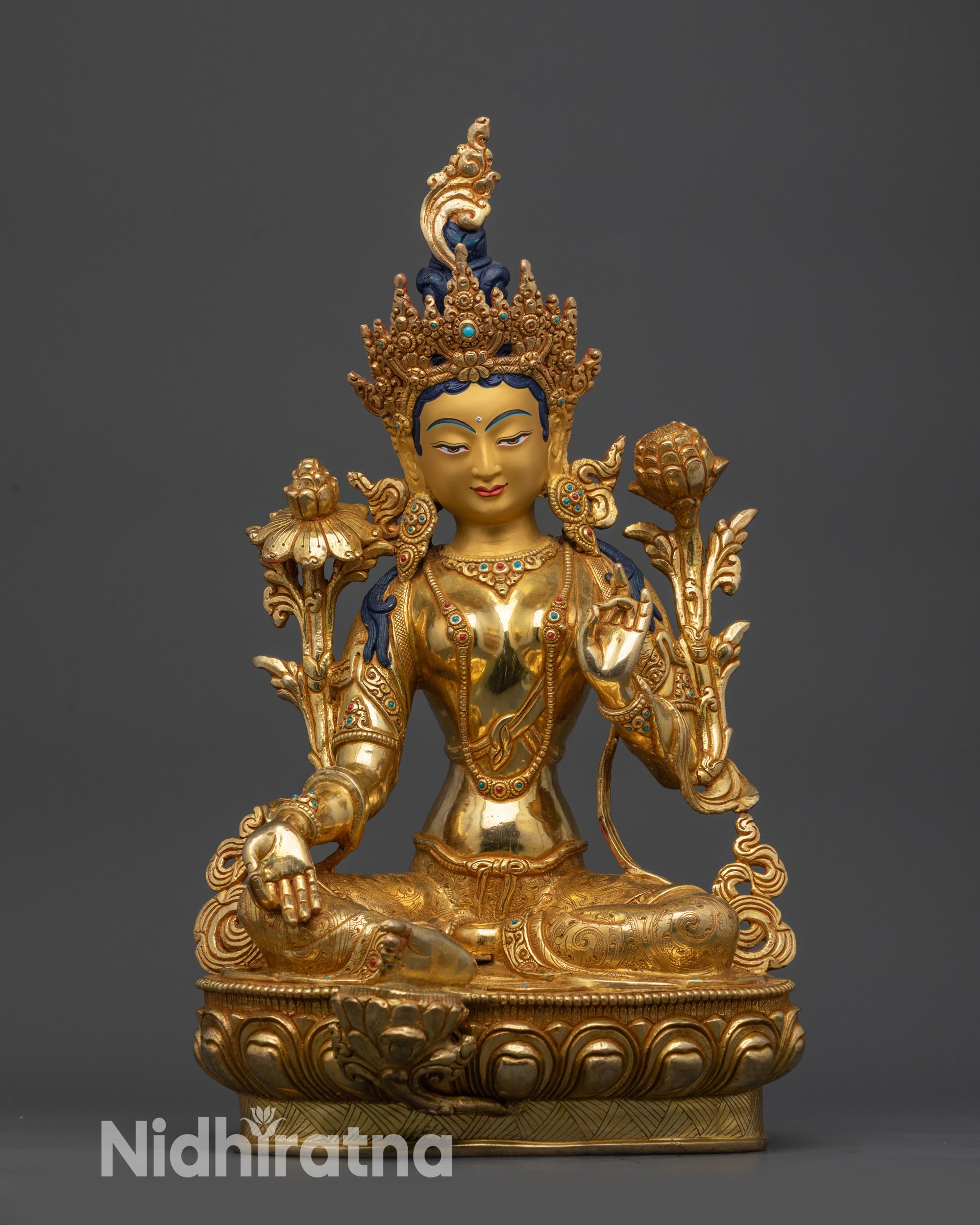 Green Tara Statue
