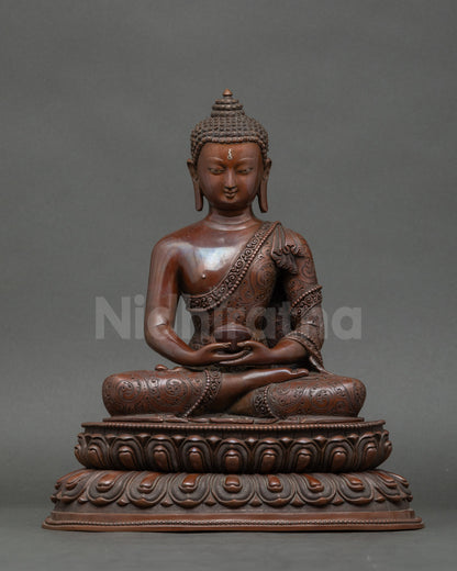 Triple Buddha Statue Set | Handcrafted Himalayan Spiritual Sculpture