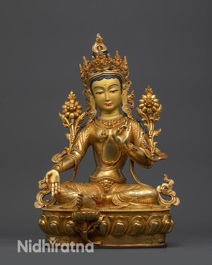 Green Tara Statue