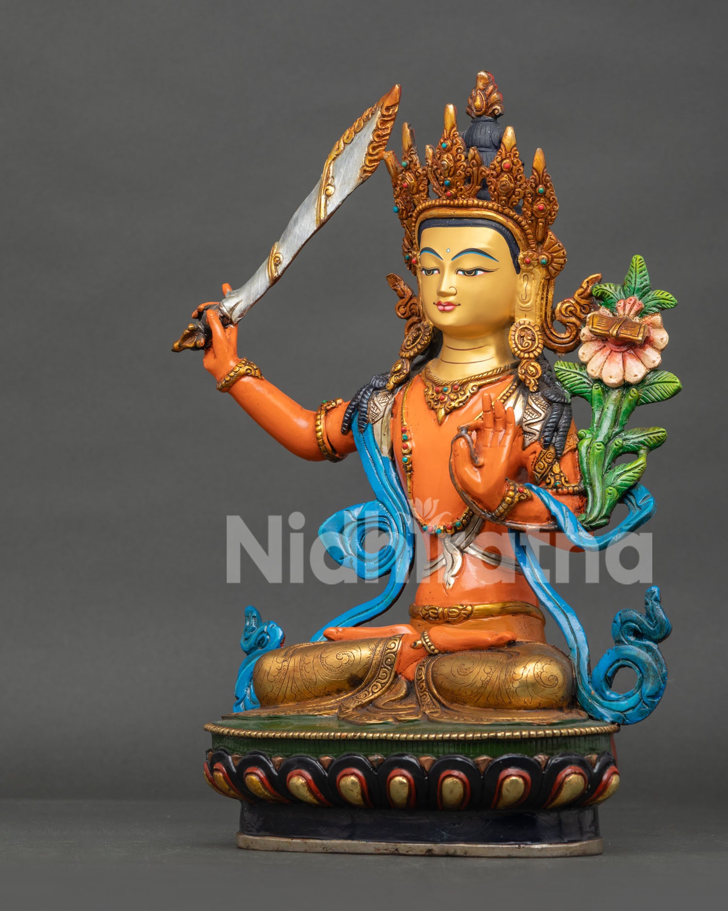 Manjushri Statue | Bodhisattva of Transcendent Wisdom