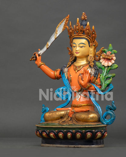 Manjushri Statue | Bodhisattva of Transcendent Wisdom