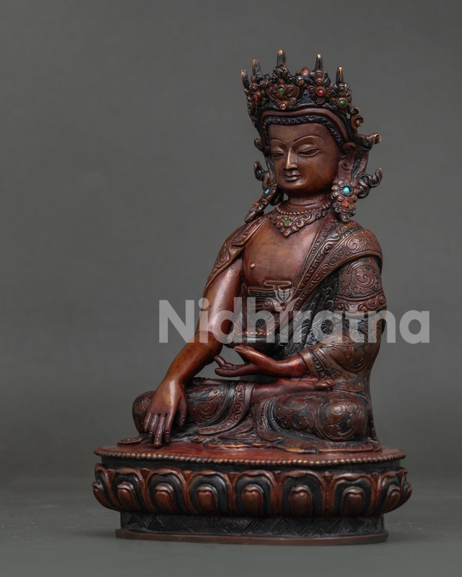 Crown Shakyamuni Buddha Statue
