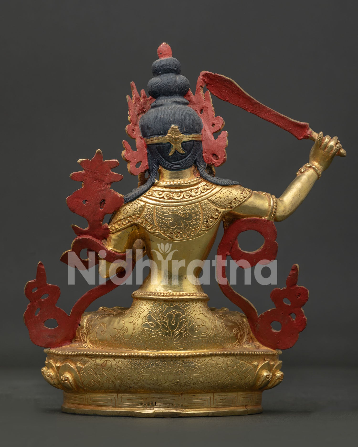 Manjushri Statue from Nepal | Traditional Newari Craftsmanship