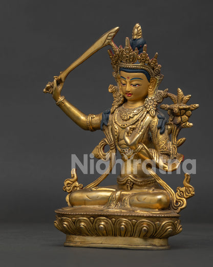 Manjushri Statue | Buddhist Altar & Meditation Decor
