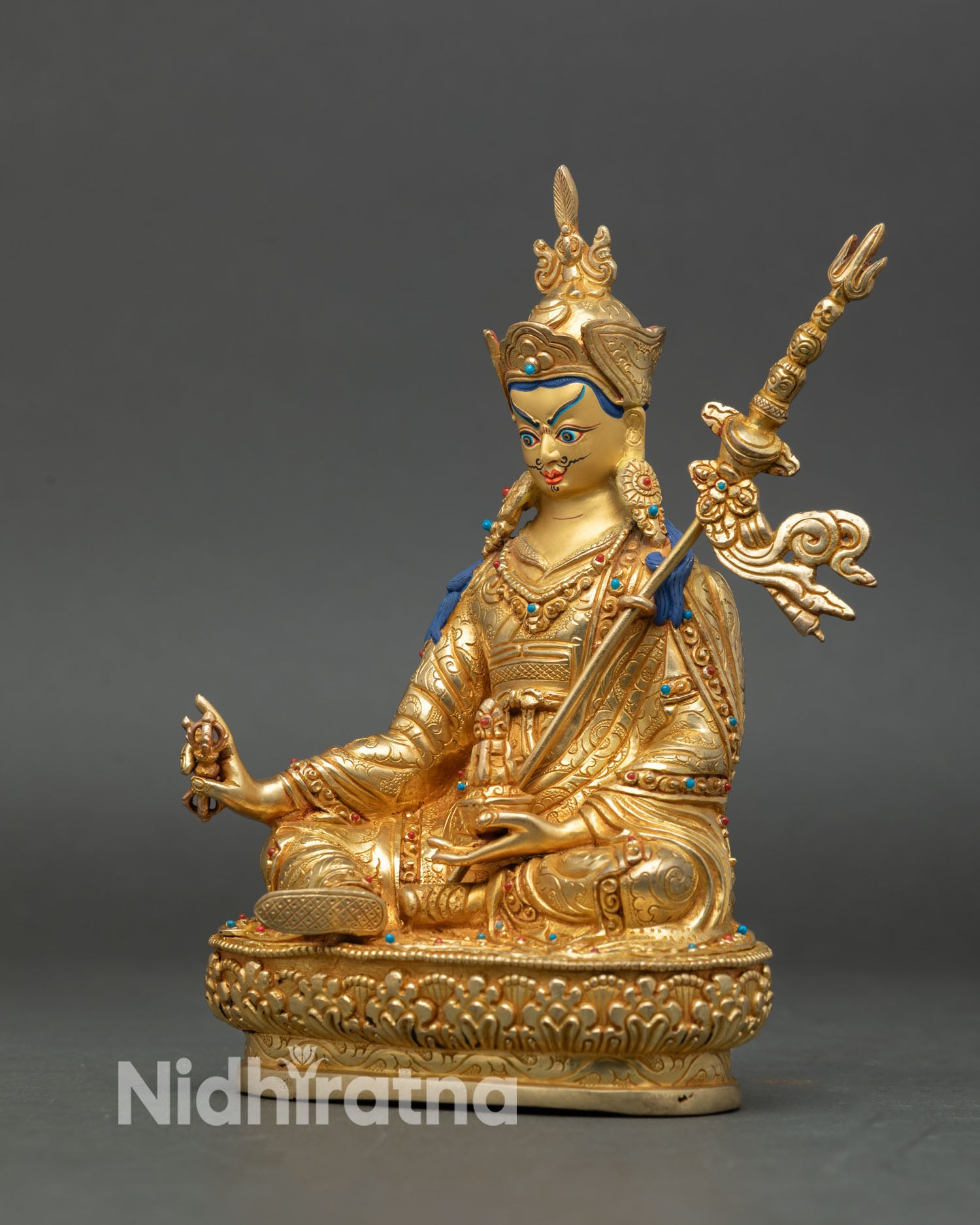 Guru Rinpoche Statue | Handmade Meditation Sculpture