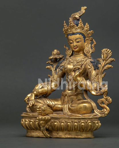 Green Tara Statue