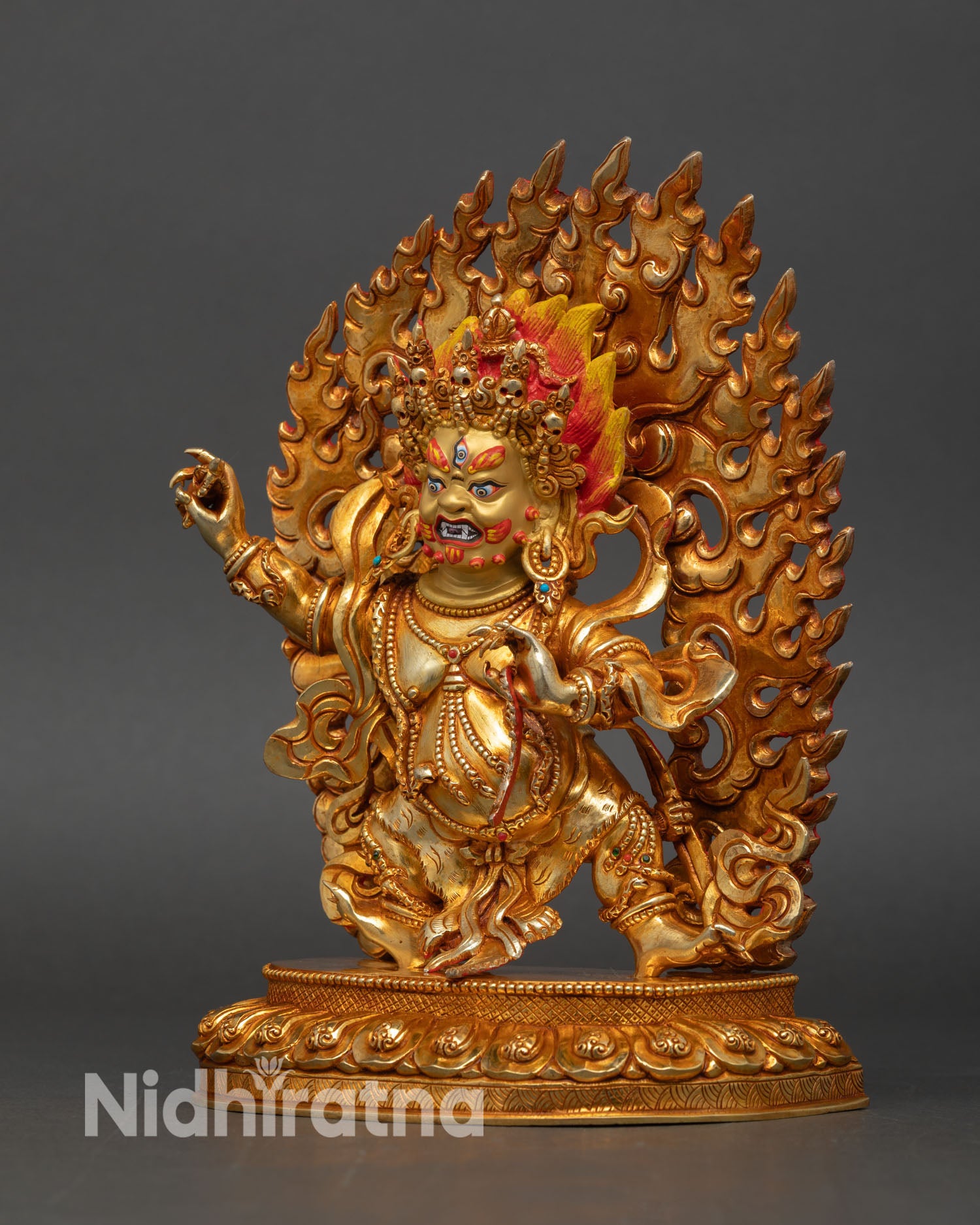 Vajrapani Statue | Wrathful Protector Bodhisattva from Nepal