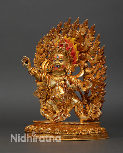 Vajrapani Statue | Wrathful Protector Bodhisattva from Nepal