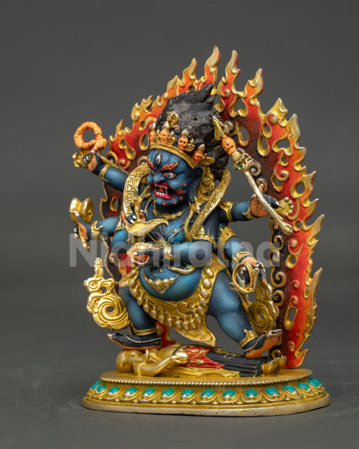 Six Arm Mahakala Statue