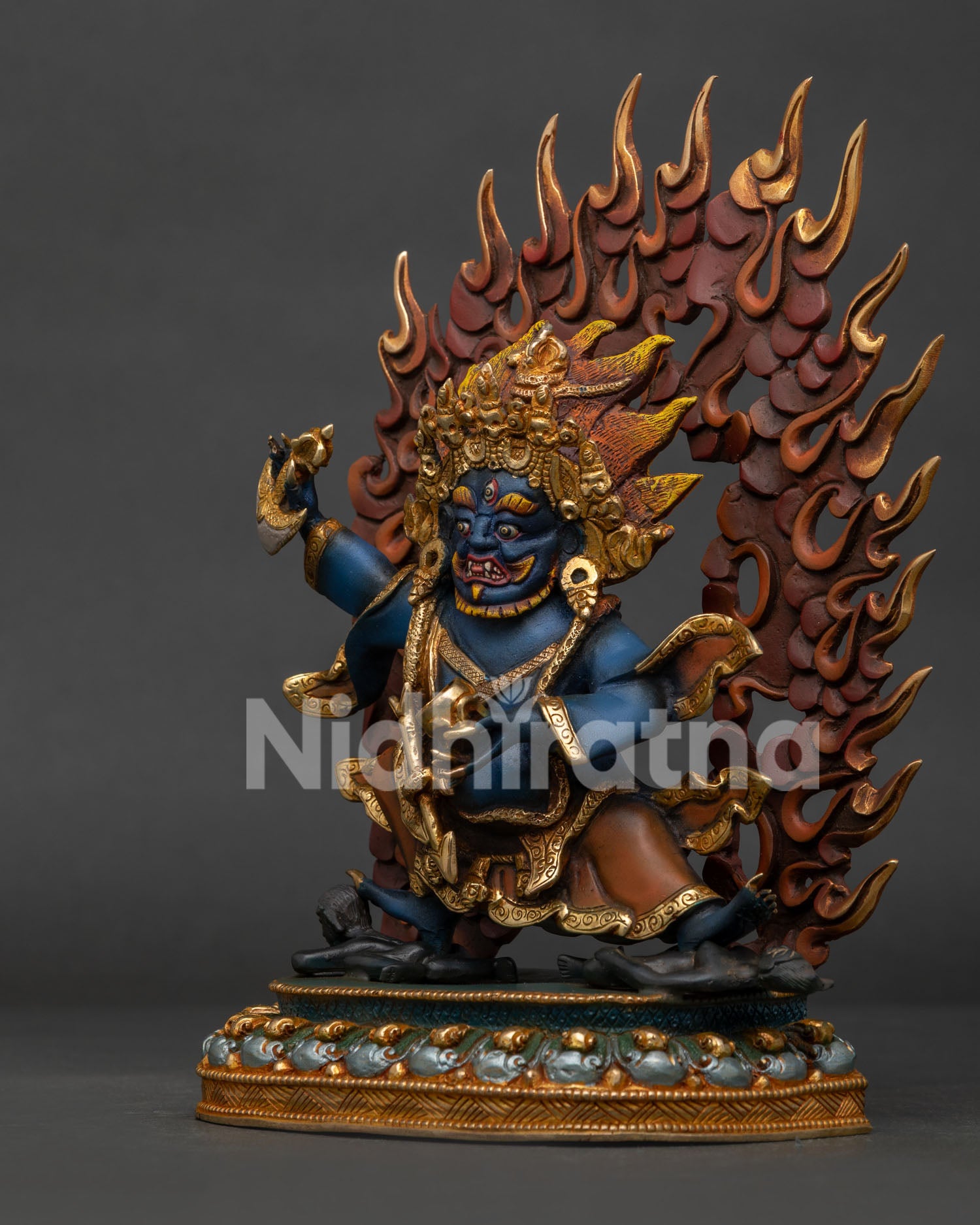 Mahakala Bernagchen Statue | Lost Wax Cast Sacred Artwork