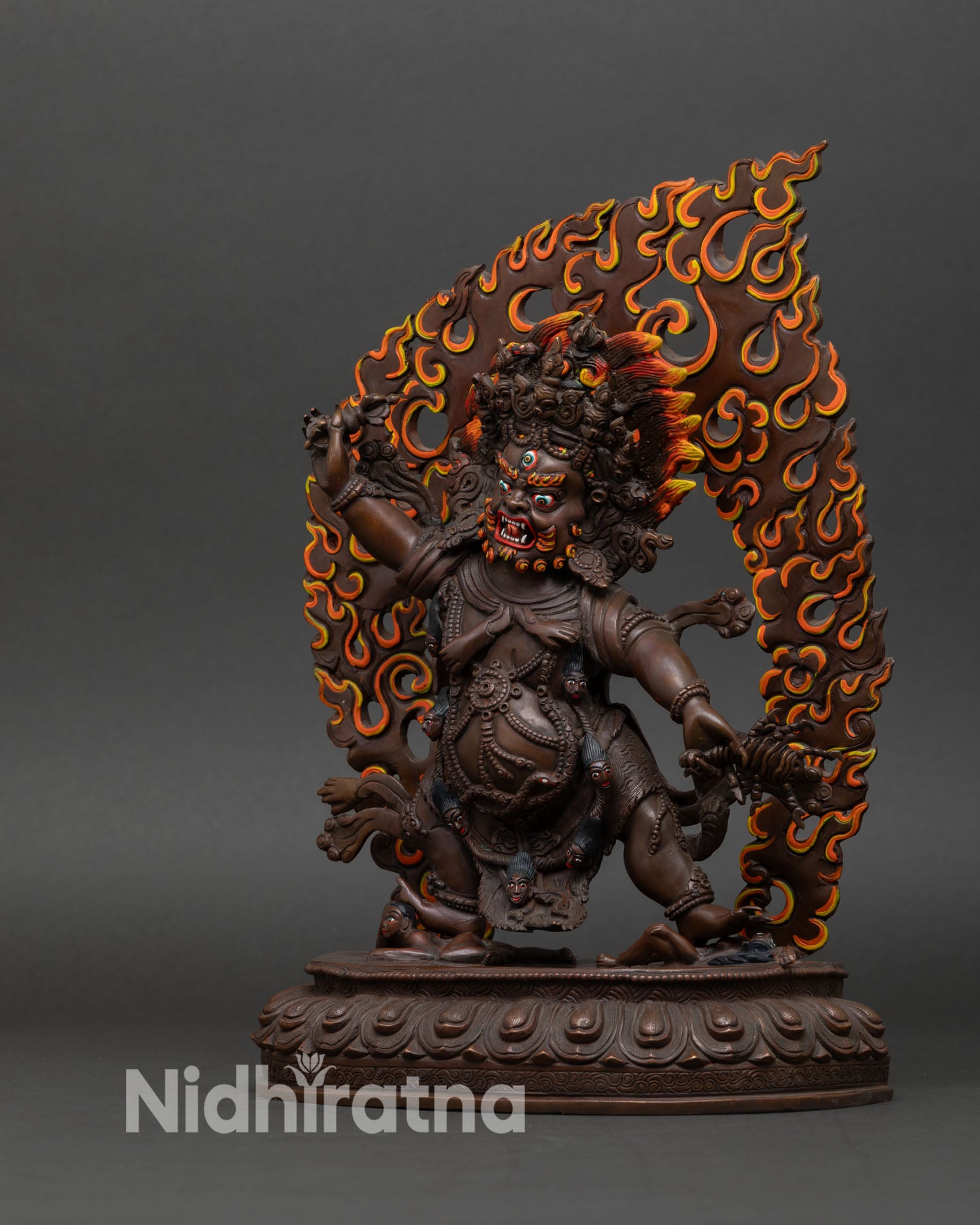 Guru Dragpo Statue | Sacred Buddhist Guardian Artwork