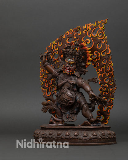 Guru Dragpo Statue | Sacred Buddhist Guardian Artwork