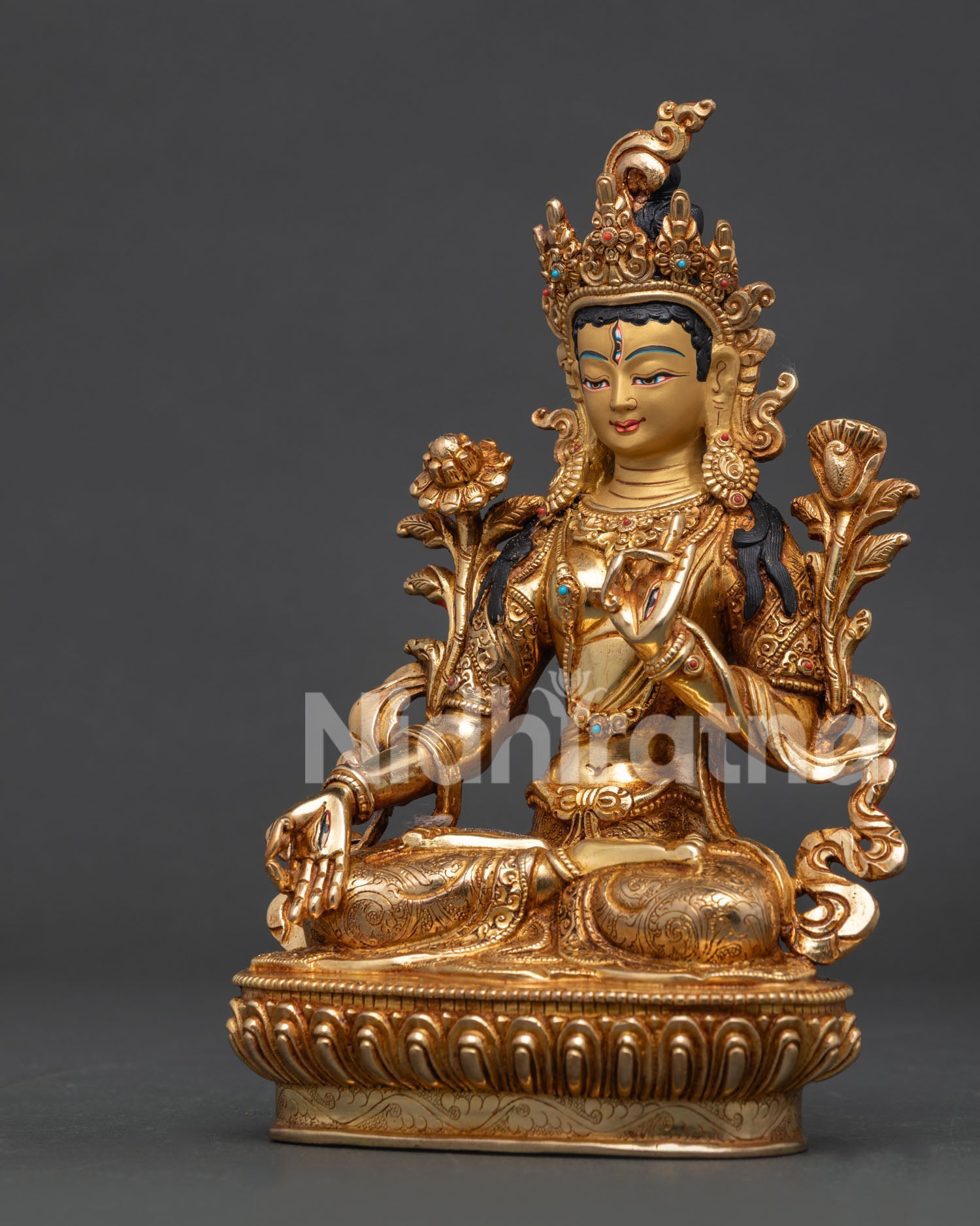 White Tara Statue | Fine Newari Artisan Craftsmanship