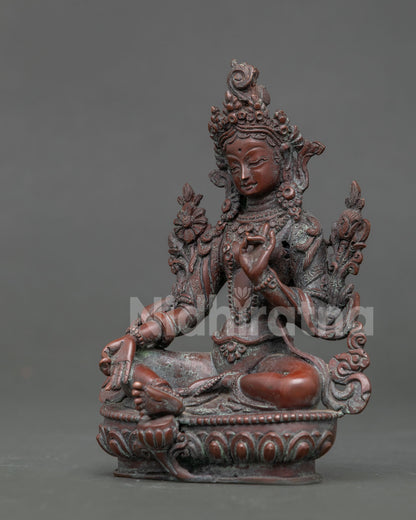 Green Tara Statue