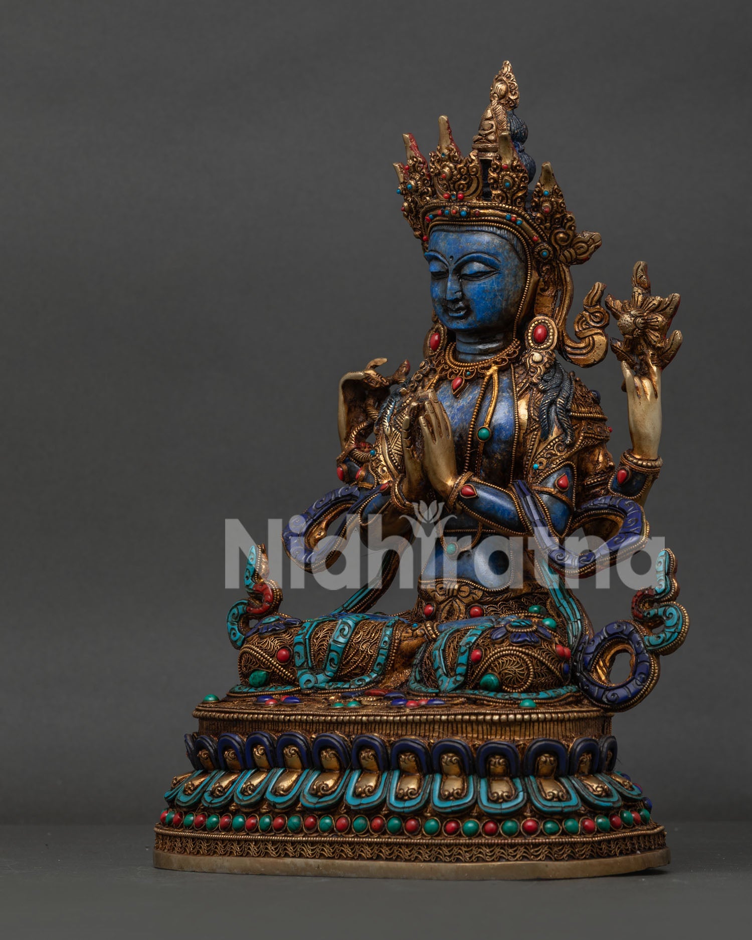 Chenrezig Statue | Exquisite Newari Craftsmanship