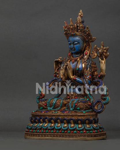 Chenrezig Statue | Exquisite Newari Craftsmanship