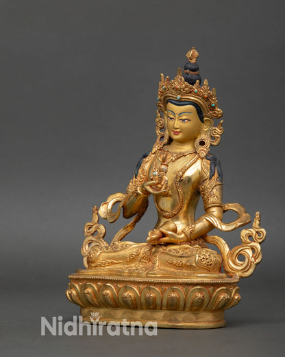 Handcrafted Vajrasattva Statue for Spiritual Cleansing
