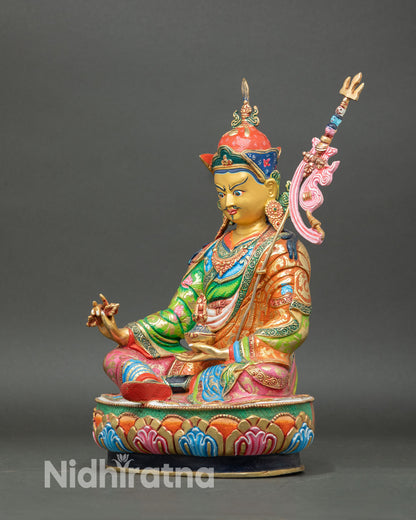 Guru Rinpoche Statue | Handcrafted Himalayan Artwork