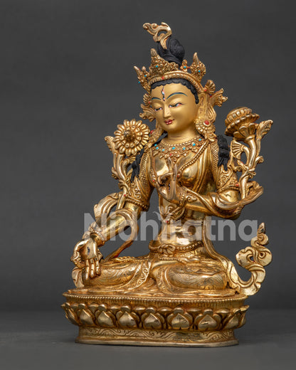 White Tara Statue | Buddhist Altar & Spiritual Decor