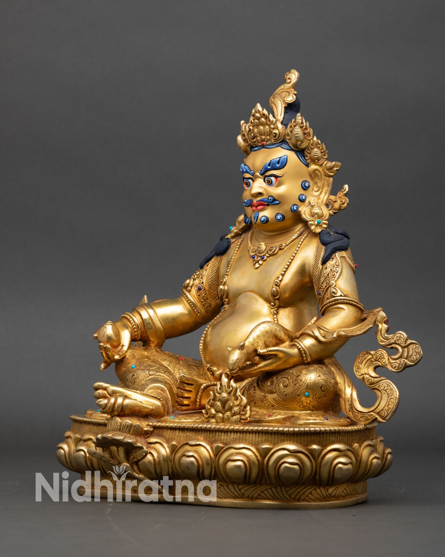 Jambhala Statue - Buddhist Deity of Wealth and Prosperity