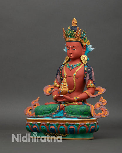 Amitayus Statue | Sacred Himalayan Copper Art