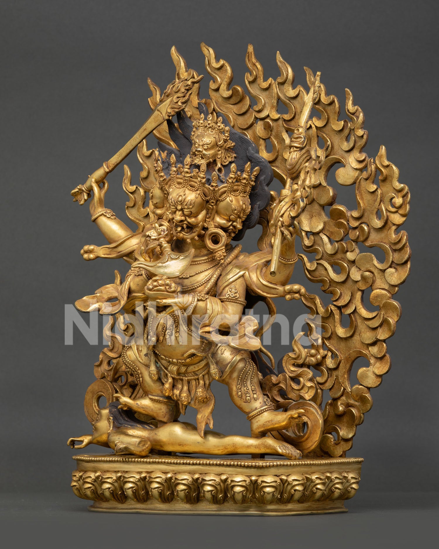 Four Arm Mahakala Statue
