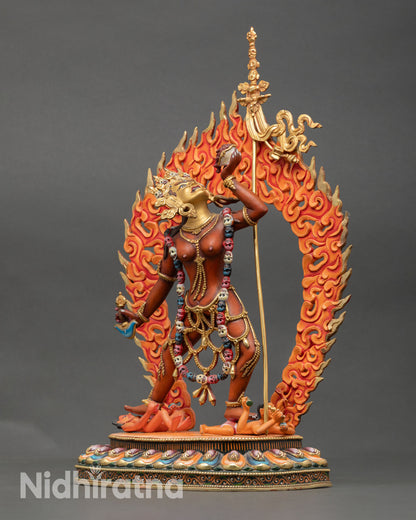 Vajrayogini Statue | Vajrayana Feminine Deity Sculpture