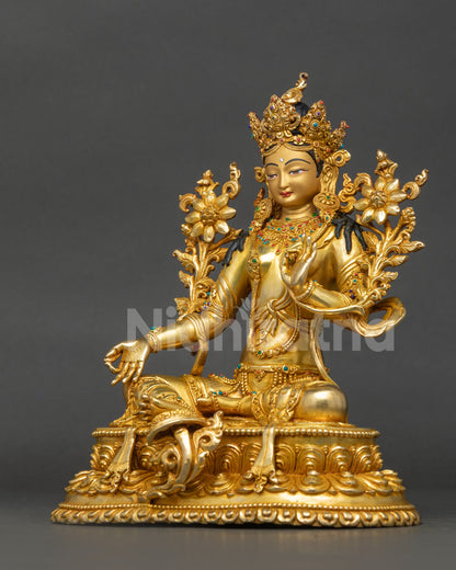 Green Tara Statue
