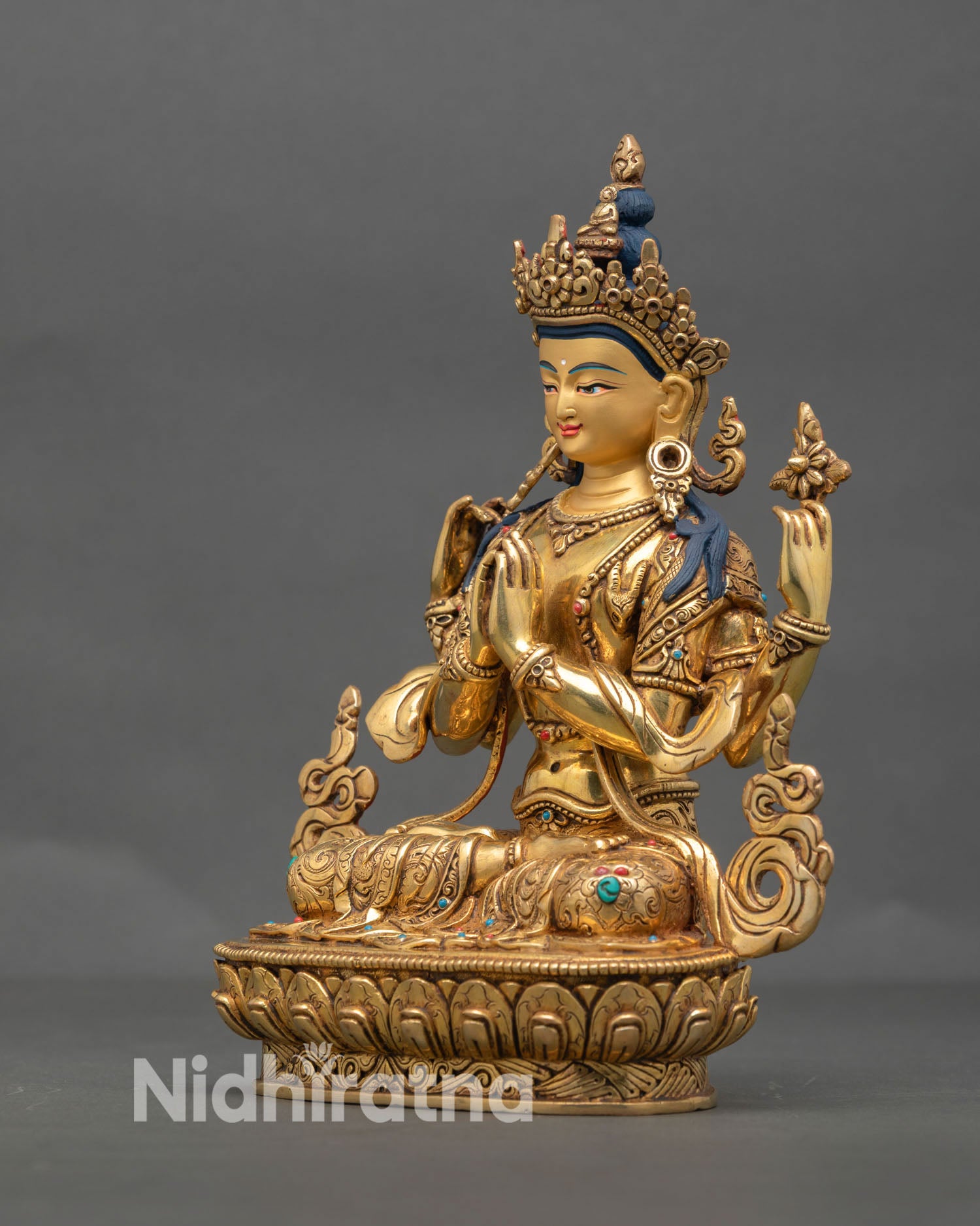 Chenrezig Statue | Four-Armed Bodhisattva of Compassion