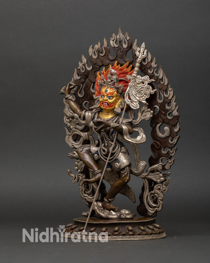 Troma Nagmo | Oxidized Copper Tibetan Dakini Statue