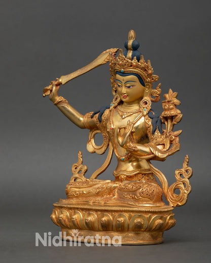Manjushree Statue | Sacred Bodhisattva of Wisdom