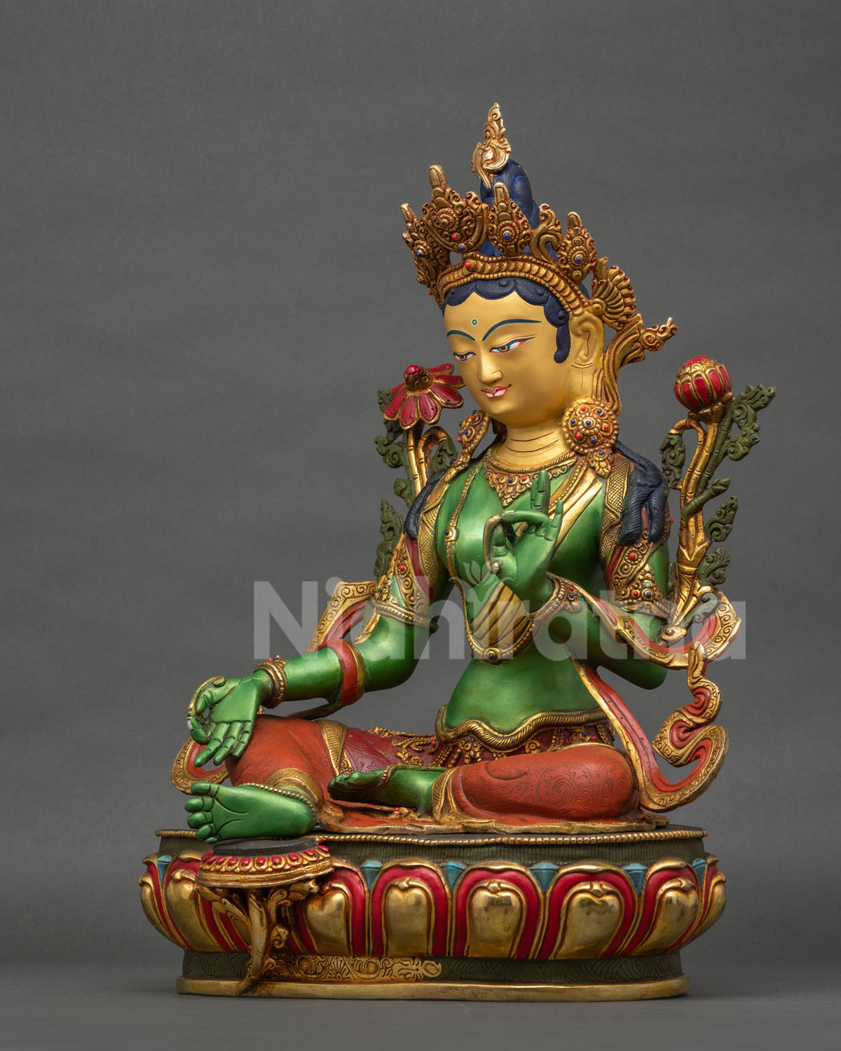 Green Tara Statue