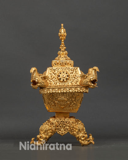 Incense Burner | Traditional Buddhist Prayer and Ritual Art