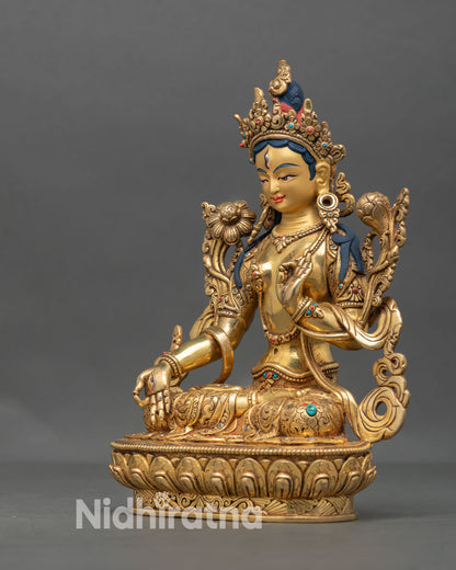 White Tara Statue | Female Bodhisattva of Longevity